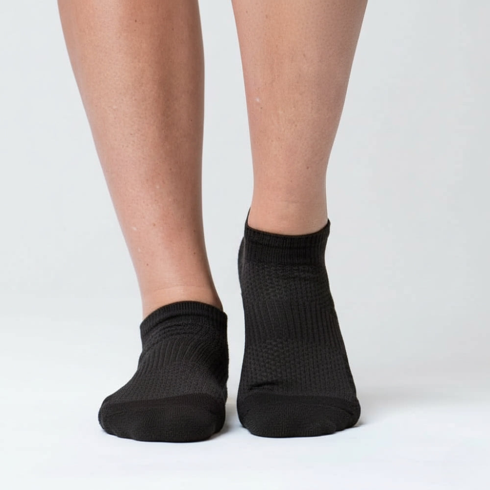 Svarta Ankelstödstrumpor