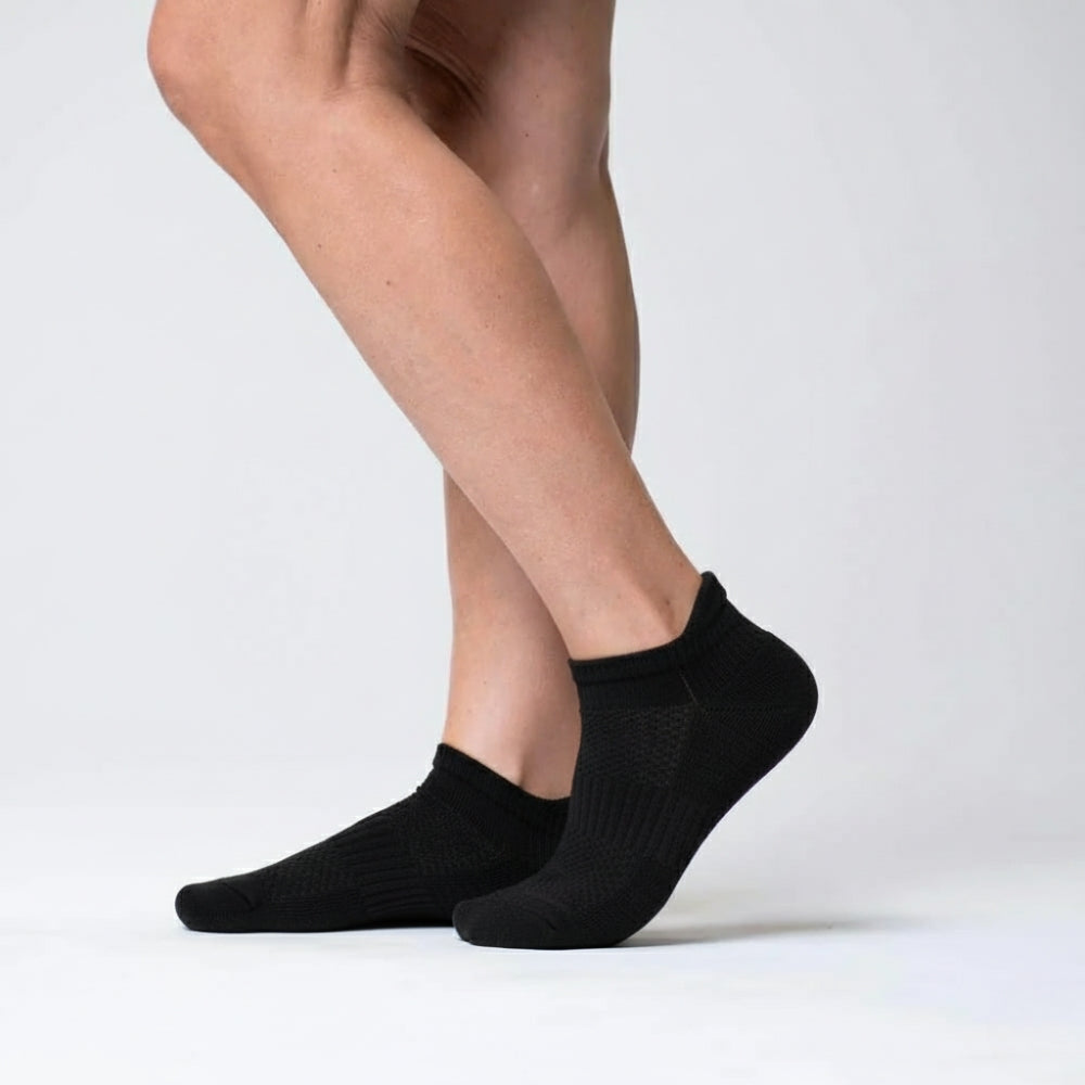 Svarta Ankelstödstrumpor