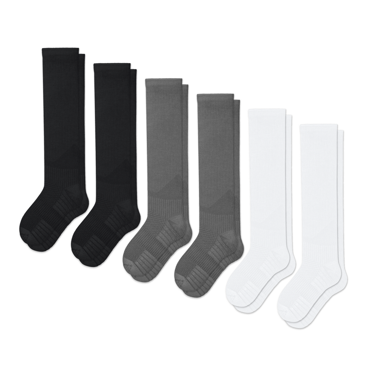 Svart/Vit/Grå Mix 6-Pack