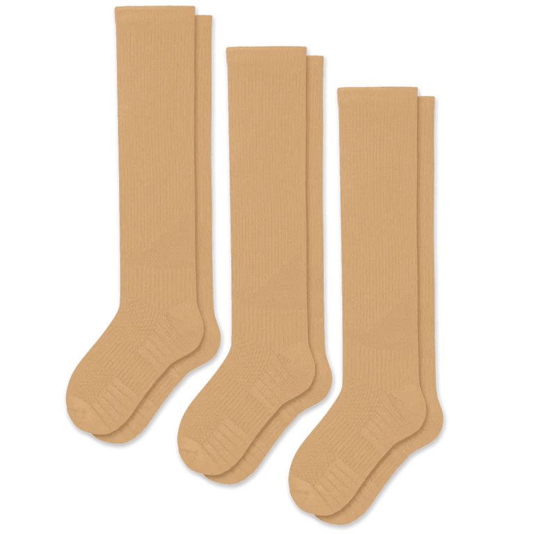 Beige Stödstrumpor