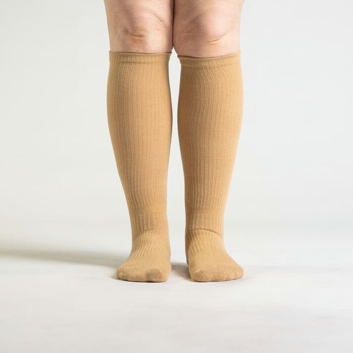 Stödstrumpor Beige 6-Pack