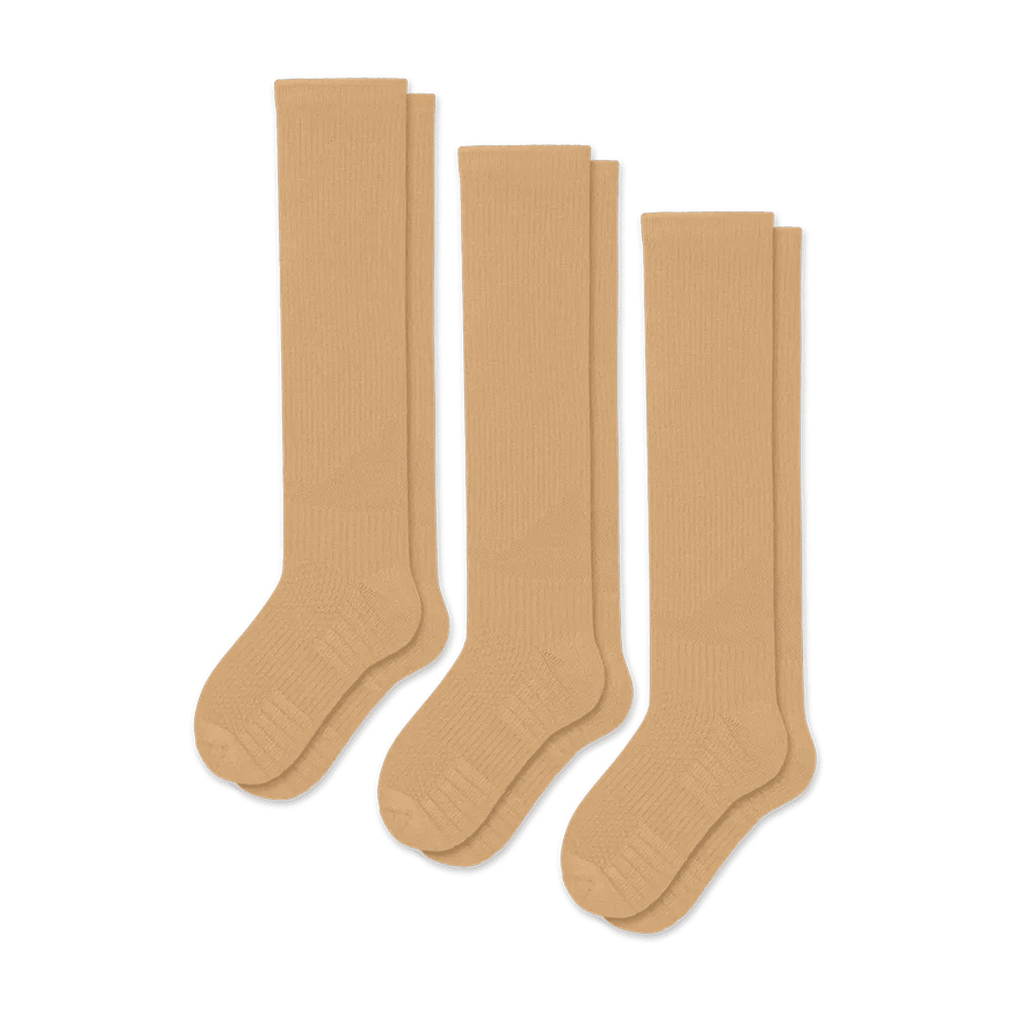 Stödstrumpor Beige 3-Pack
