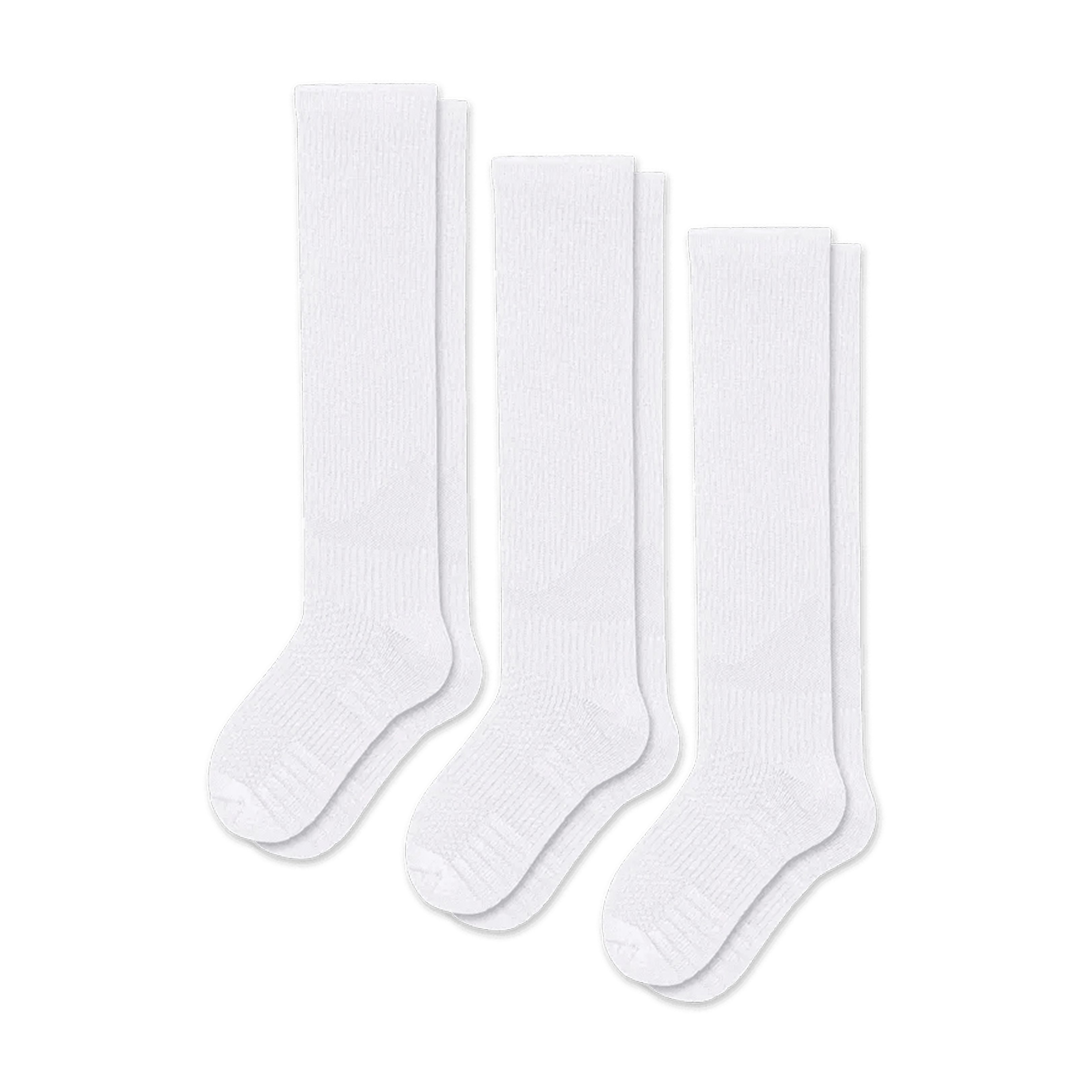 Vita Stödstrumpor Paket 3-Pack